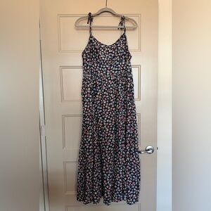 Tie Strap Cami Midi Dress by Gap Seashell Size L